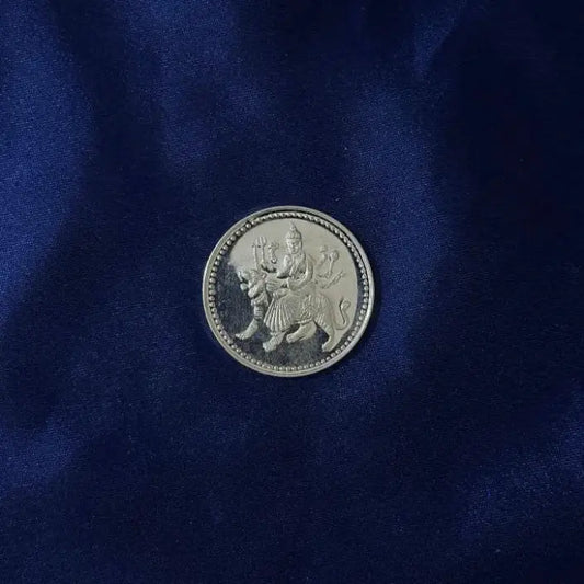 Durga Maa Silver Coin
