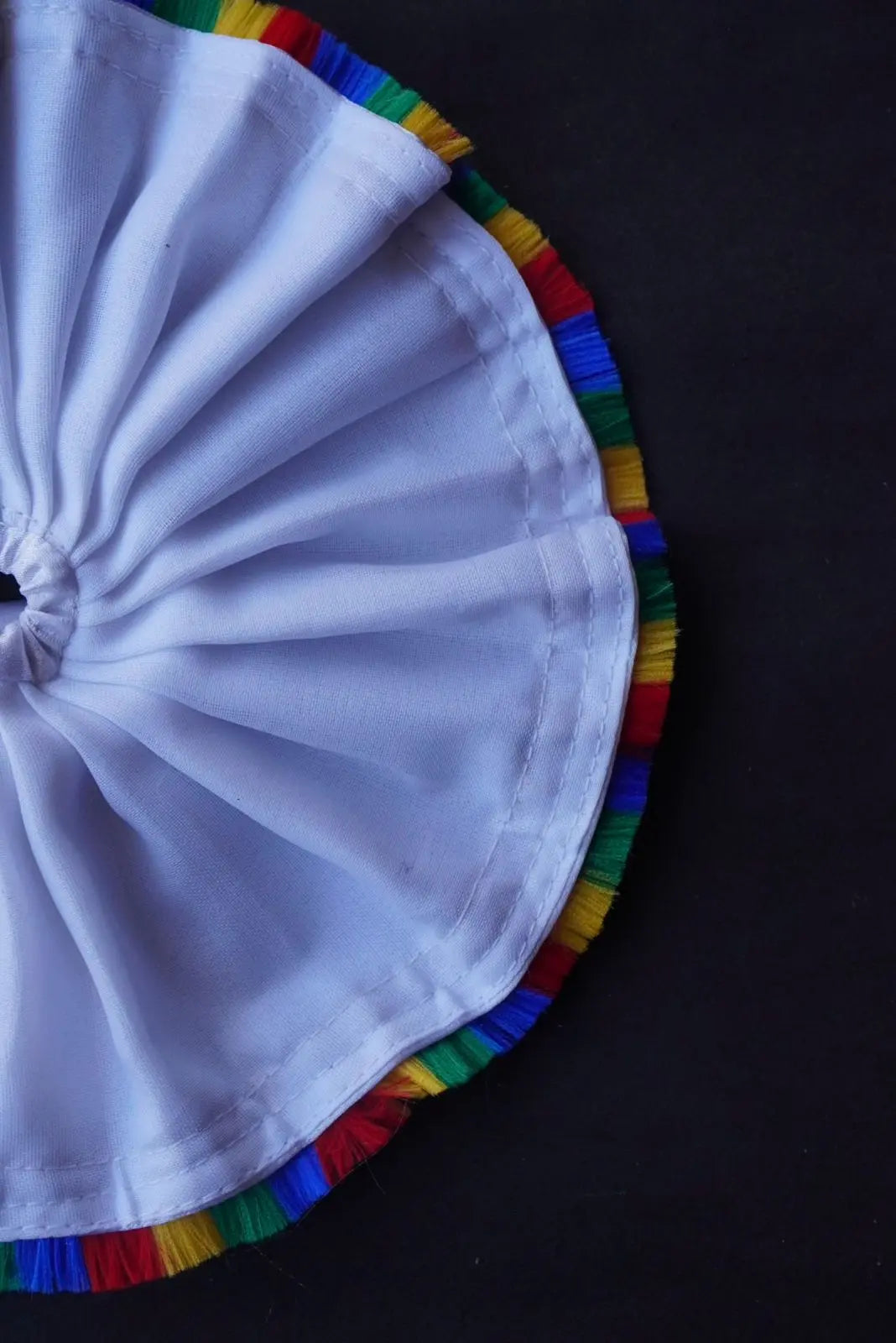 Laddu Gopal Satin Poshak | Simple White Dress for Sharad Purnima Dharmik