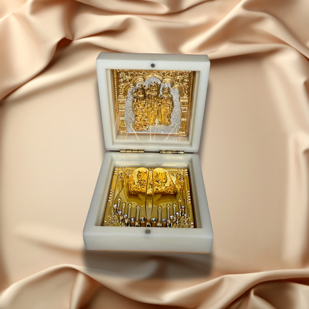 Ram Darbar - Gold Plated (Blessed in Ayodhya)