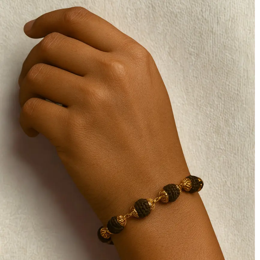 Panch Mukhi Original Rudraksh Bracelet Dharmik