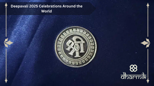 Diwali with silver coin