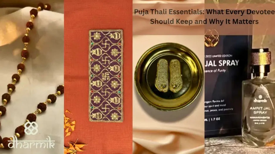 Puja thali essentials