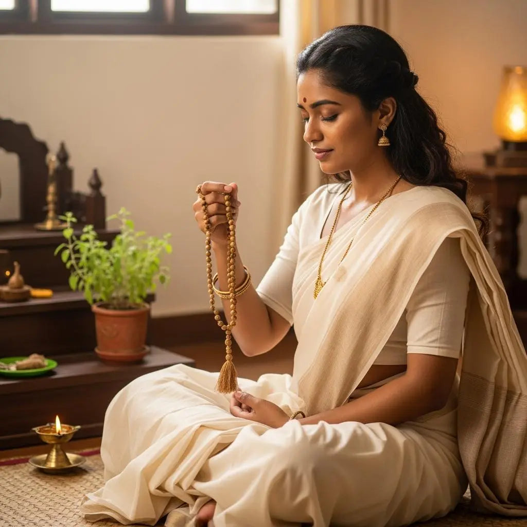 Tulsi-Mala-Uses-in-Meditation-and-Japa Dharmik