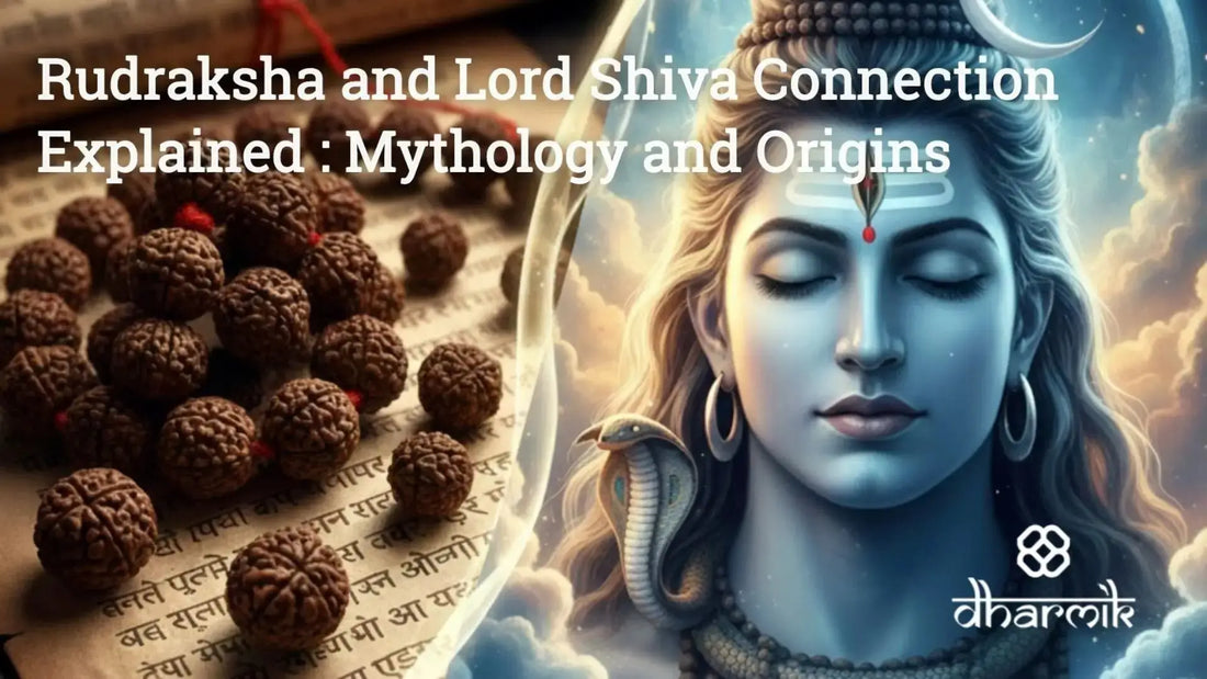 Authentic Mahakal Rudraksha Mala made of small beads representing the sacred connection with Lord Shiva.