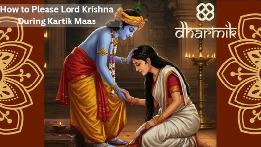 Lord Krishna with devotee