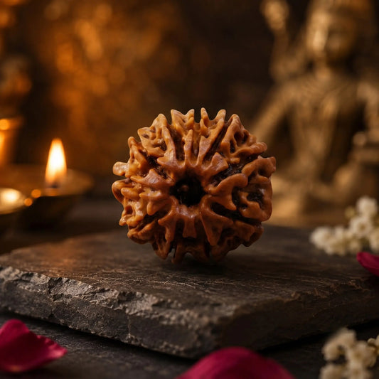 Original 10 Mukhi Rudraksha  – Certified Natural Beads, Blessed in Kashi