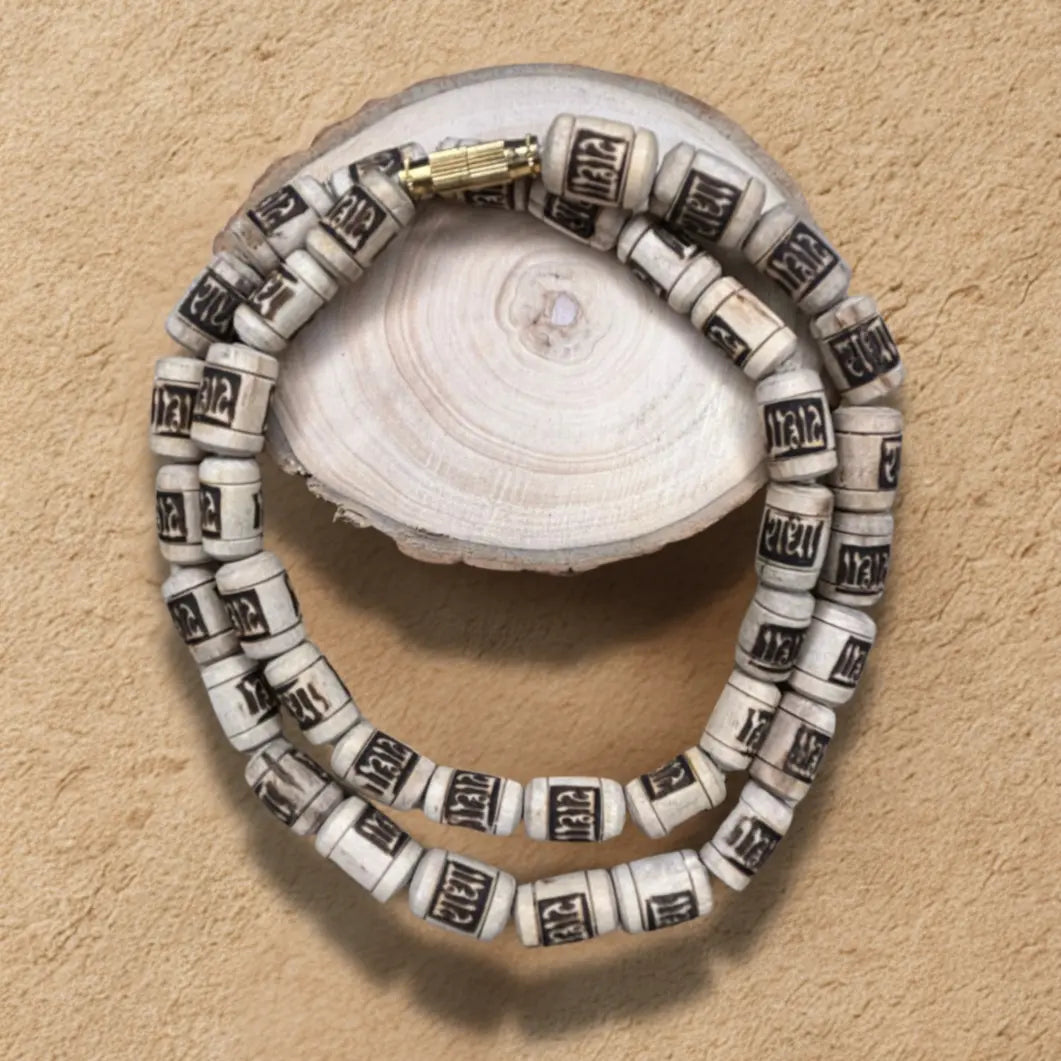 Tulsi Kanthi Mala with Original Big Beads Single Round Kanthi Mala – Premium Necklace & Original Tulsi (Vrinda Sakhi) 🌿✨