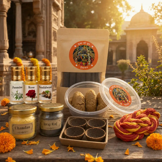 Monthly Vrindavan Puja Kit (for sincere Krishna devotees)