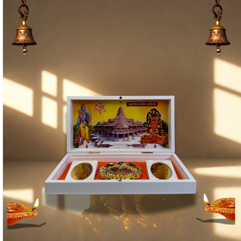 Divine Big Ram Darbar - Gold Plated (Blessed in Ayodhya) Dharmik