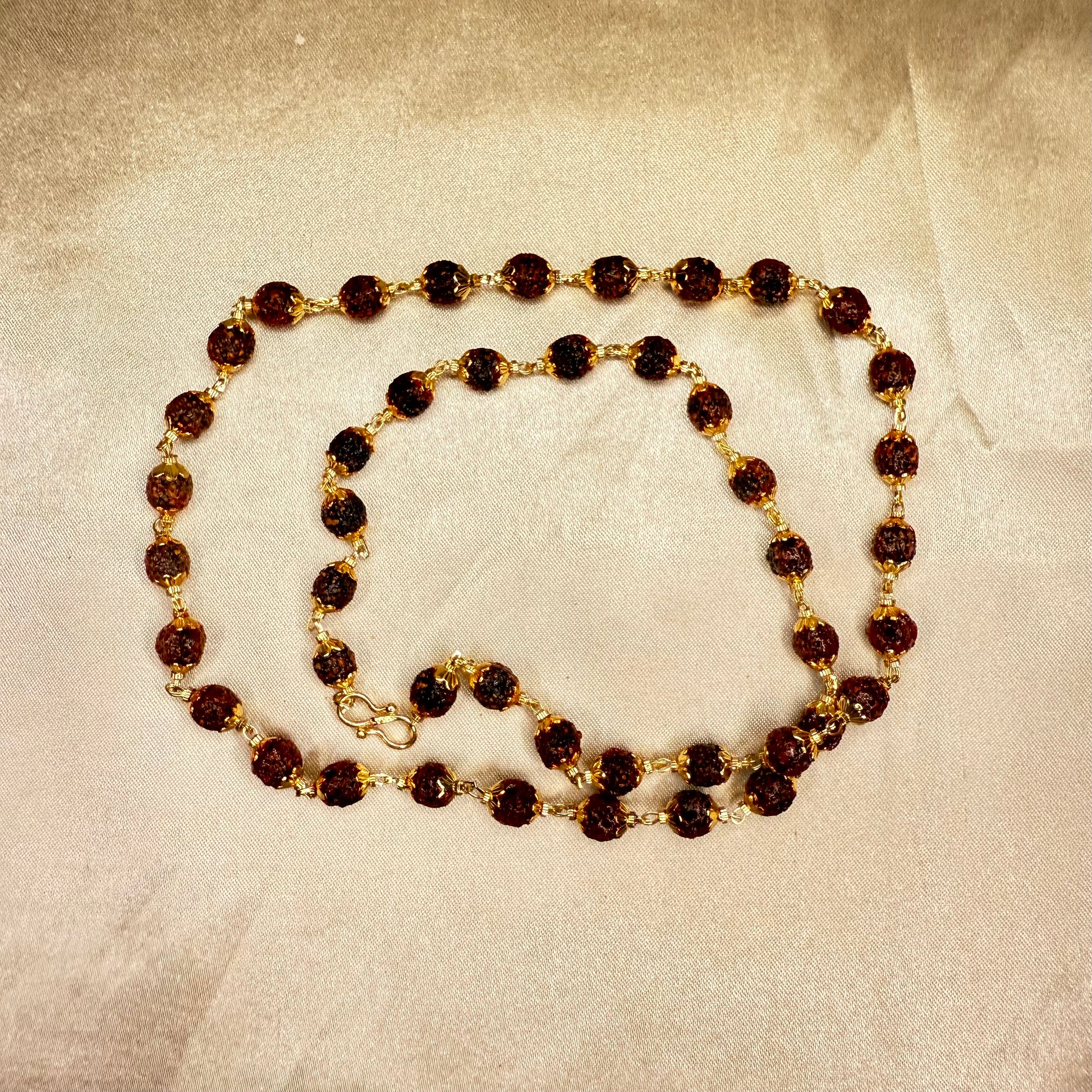 5 Mukhi Original Rudraksh Mala - Premium & Aesthetic Dharmik