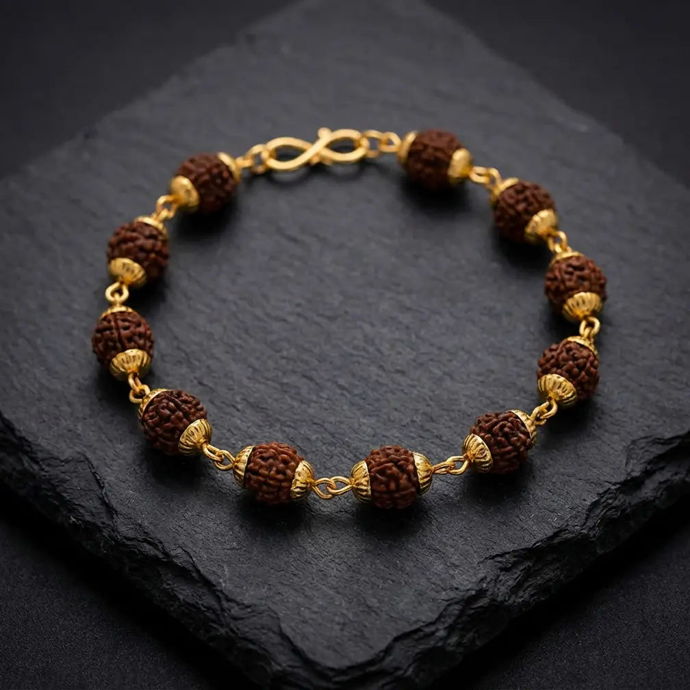 Panch Mukhi Original Rudraksha Bracelet