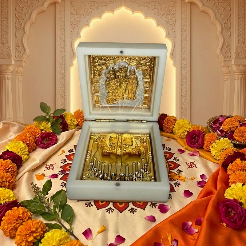 Ram Navami Prasad Box contents — Ayodhya temple sacred items and prasad
