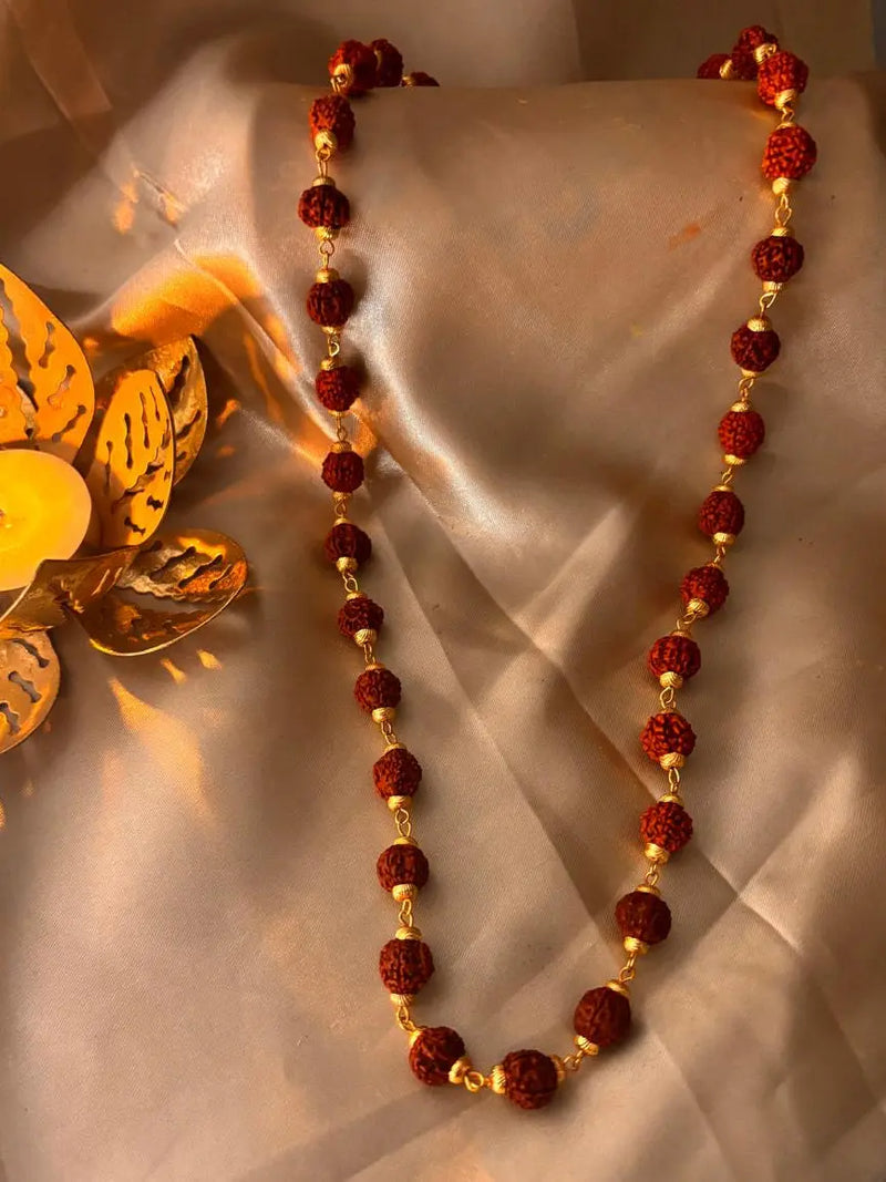 5 mukhi rudraksha Mala