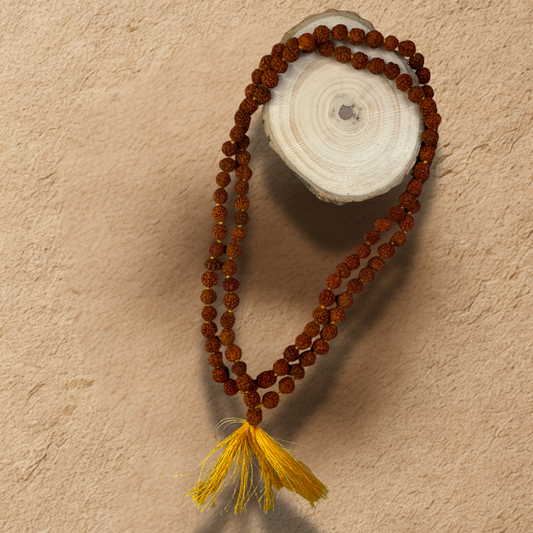 5 Mukhi Original Rudraksh Mala (Small Beads) - Indonesian Dharmik