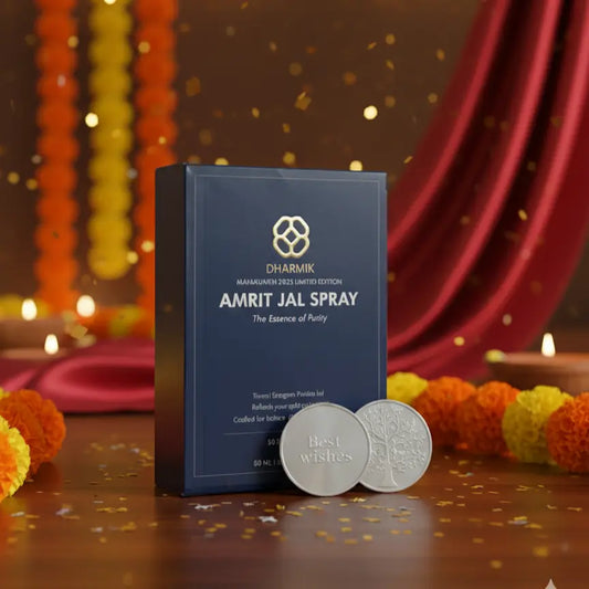 Amrit Jal Perfume & Customised Coin Gift Set – Only for Bulk Orders