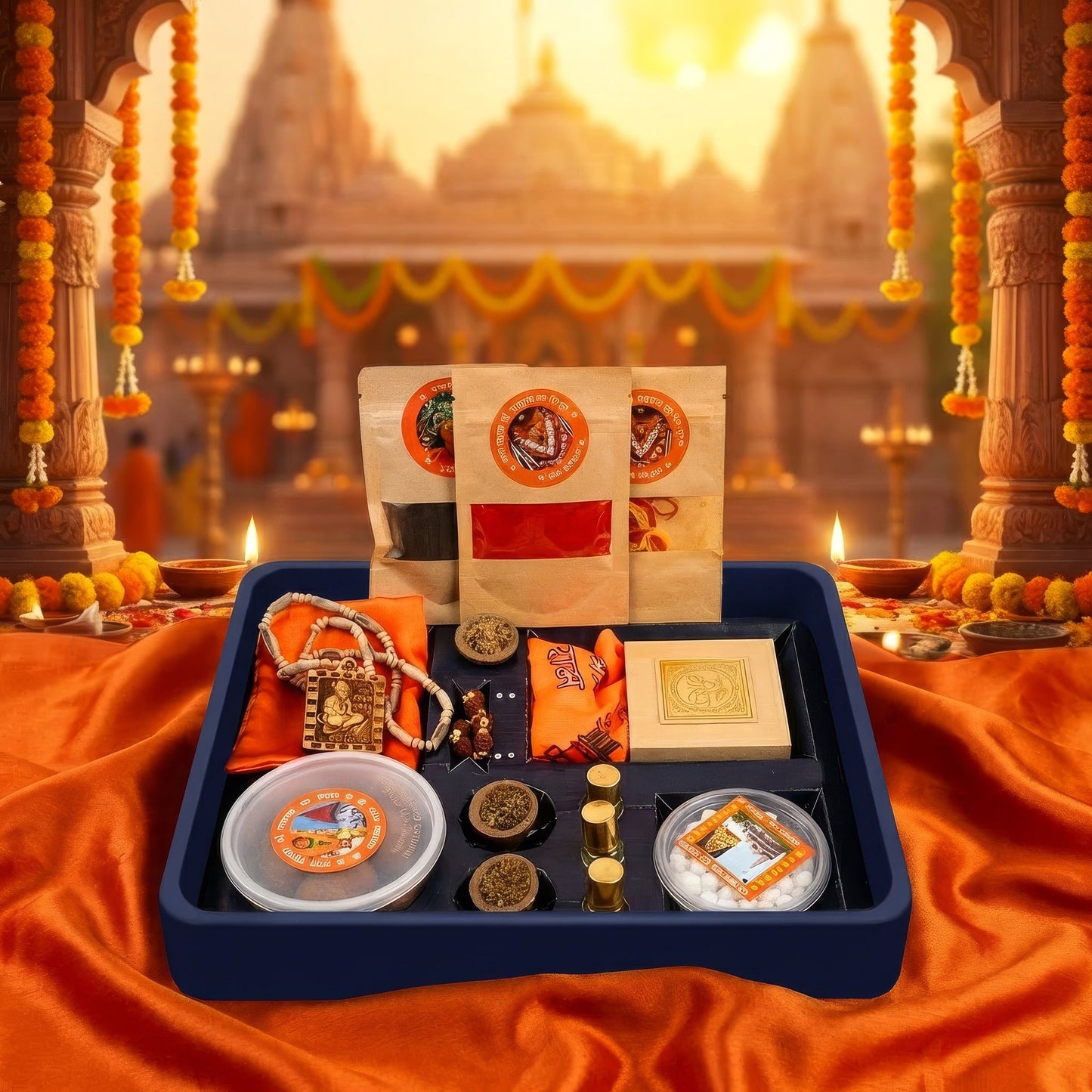 Hanuman Jayanti Prasad Box - Blessed in Ayodhya Dharmik