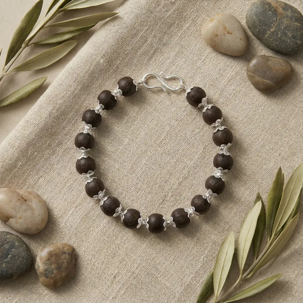 Original Karungali Bracelet – Silver Plated Dharmik