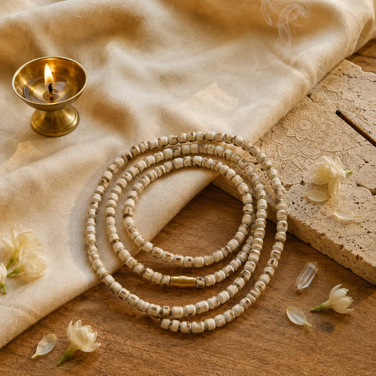 Original Tulsi Kanthi Mala – Double Round, 6 mm, Daily Bhakti, Prayer
